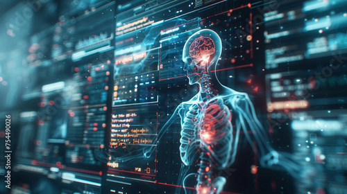 An AI-driven medical diagnosis system analyzing patient symptoms and medical history to assist doctors in making accurate diagnoses. © Amazing-World