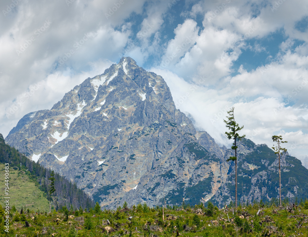 Fototapeta premium High Tatras (Slovakia) spring view.