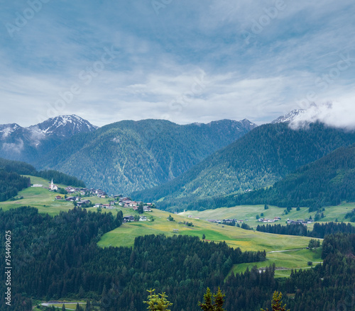 Fototapeta Naklejka Na Ścianę i Meble -  Summer mountain country view (Italy, Europe)