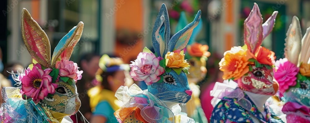 Families and Friends Unite in a Festive Display: The Annual Easter Parade Brings Joy and Color to the Heart of the Community