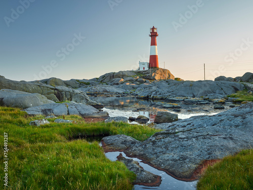 Eigeroy Leuchtturm, Eigeroya, Agder,  Norwegen photo