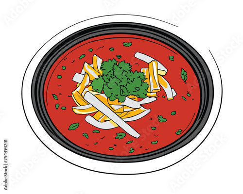 tomato soup with basil