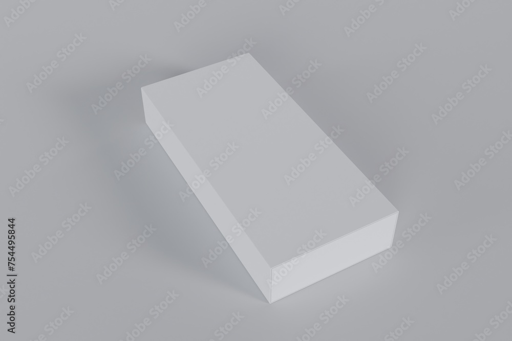 Box mockup template 3d with clean background packaging mockup Box mockup template 3d with clean background packaging mockup