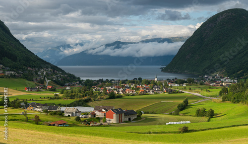 Vikoyri, Vik, Sognefjord, Vestland, Norwegen