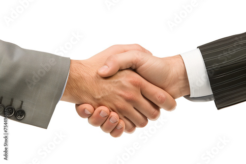 Business Handshake on Transparent Background