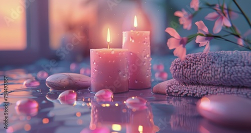 A Couple of Candles on a Table