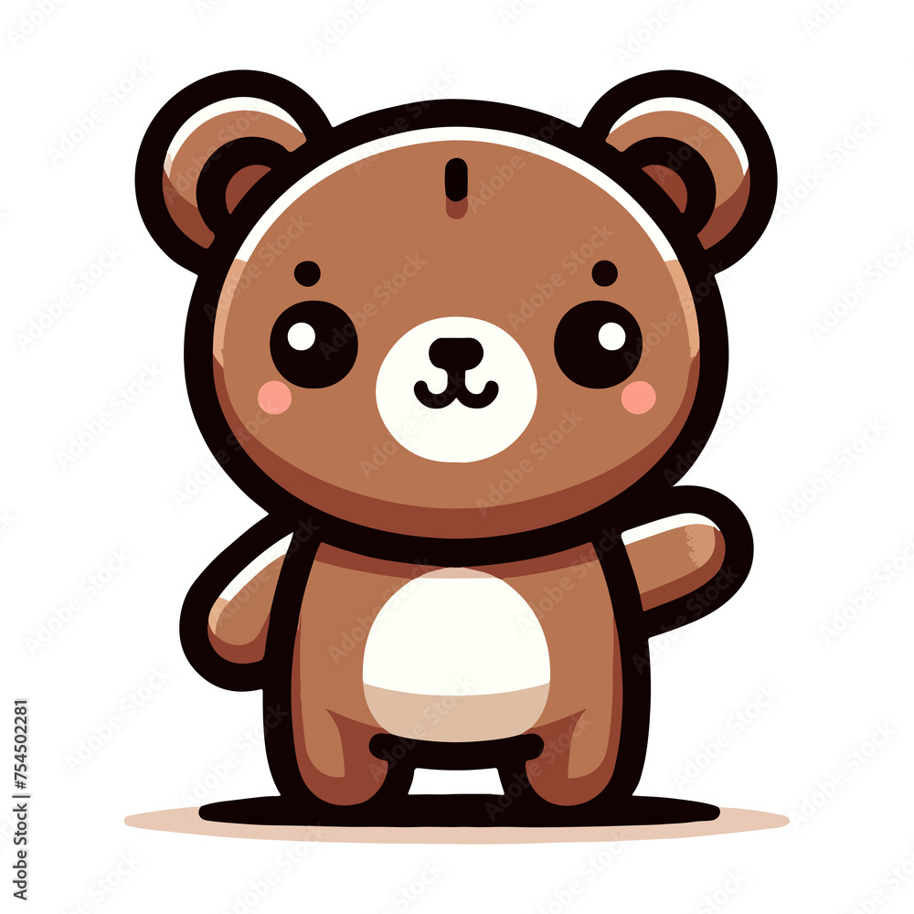 cartoon icon character cute bear cartoon icon character cute bear
