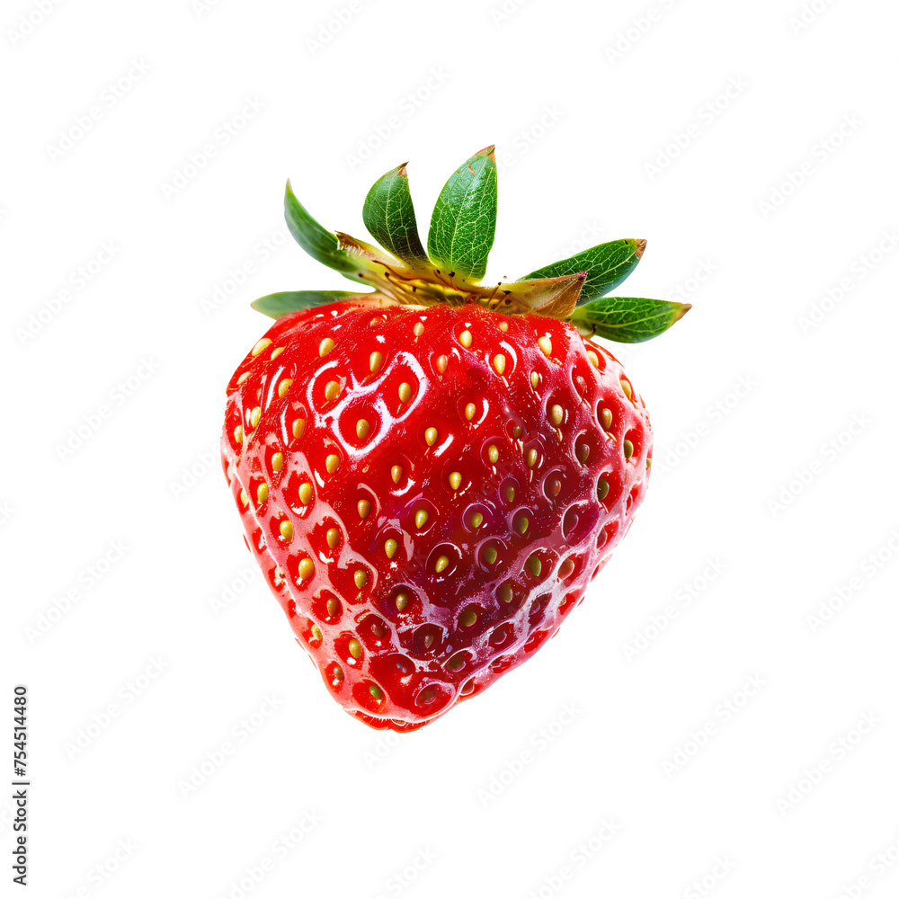 fresh strawberry isolated on transparent or white background fresh strawberry isolated on transparent or white background