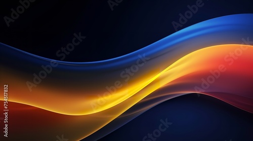 Abstract Background Yellow Blue Red Color Flow