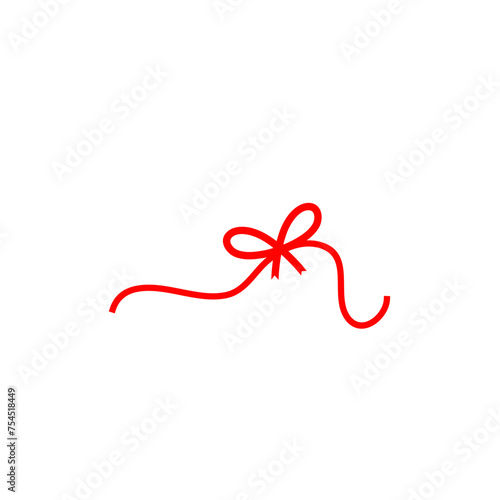 Long Red Ribbon