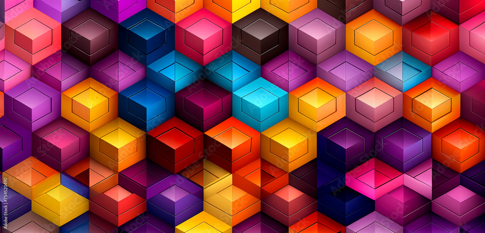 Vibrant Geometric Patterns for Graphic Design Backgrounds created with Generative AI technology Vibrant Geometric Patterns for Graphic Design Backgrounds created with Generative AI technology