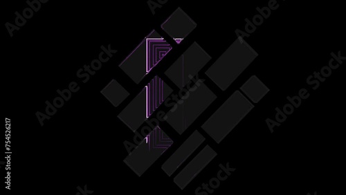top ten countdown, neon light numbers from 10 to 1, laser ray appears inside a glass black background 