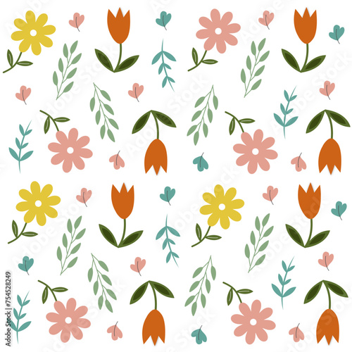 Fotografía Multiple flower pattern