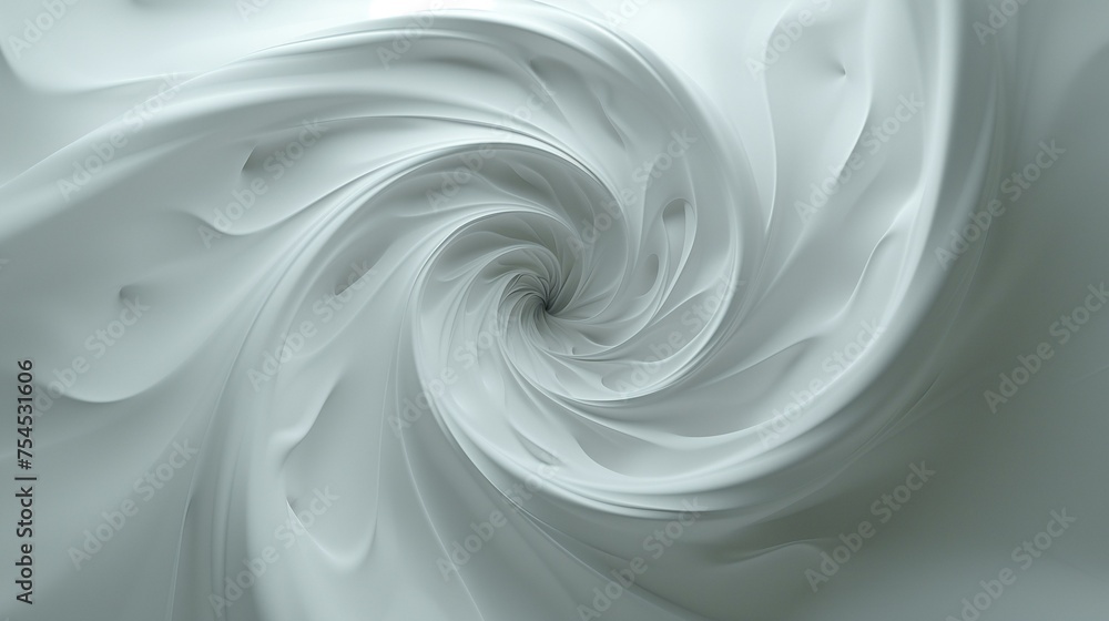 Obraz premium Abstract White Swirl Design Background