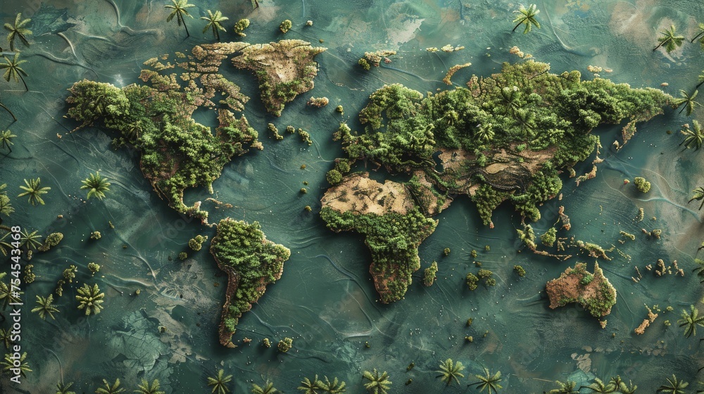 A world map highlighting areas most vulnerable to sea level rise, such as small island nations. A world map highlighting areas most vulnerable to sea level rise, such as small island nations.