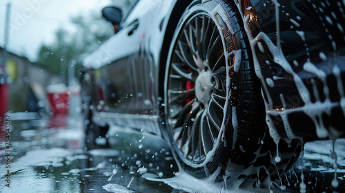 Car Tire Wash © Moribuz Studio