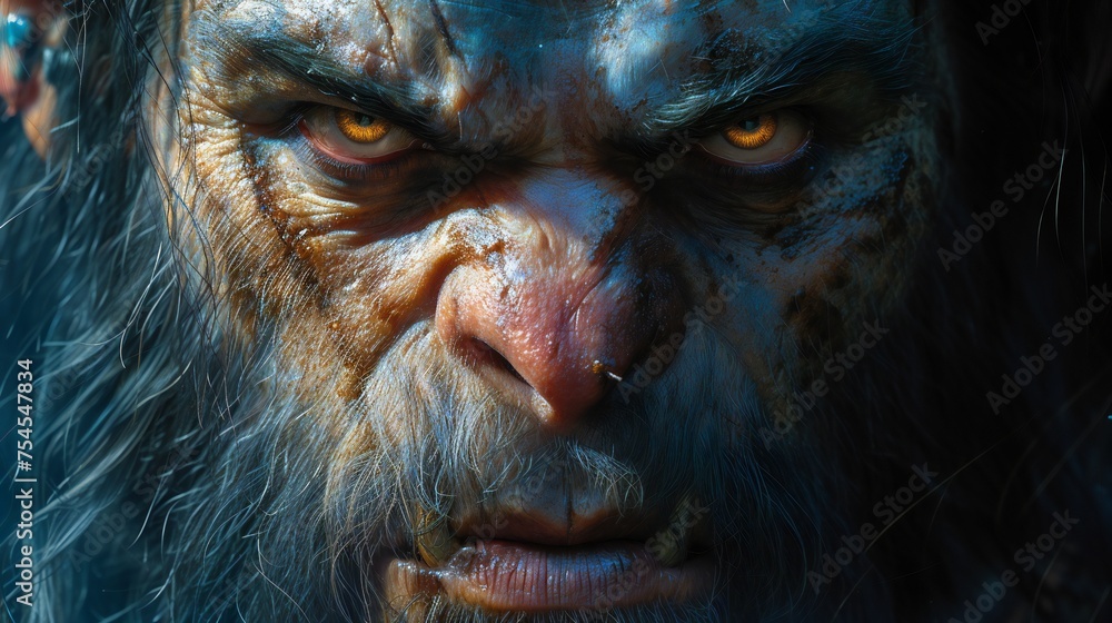 a portrait of a man with a beard in blue eyes a portrait of a man with a beard in blue eyes