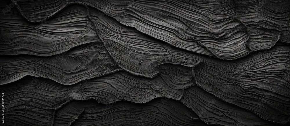 Elegant Black Marble Texture Background for Luxurious Design Projects