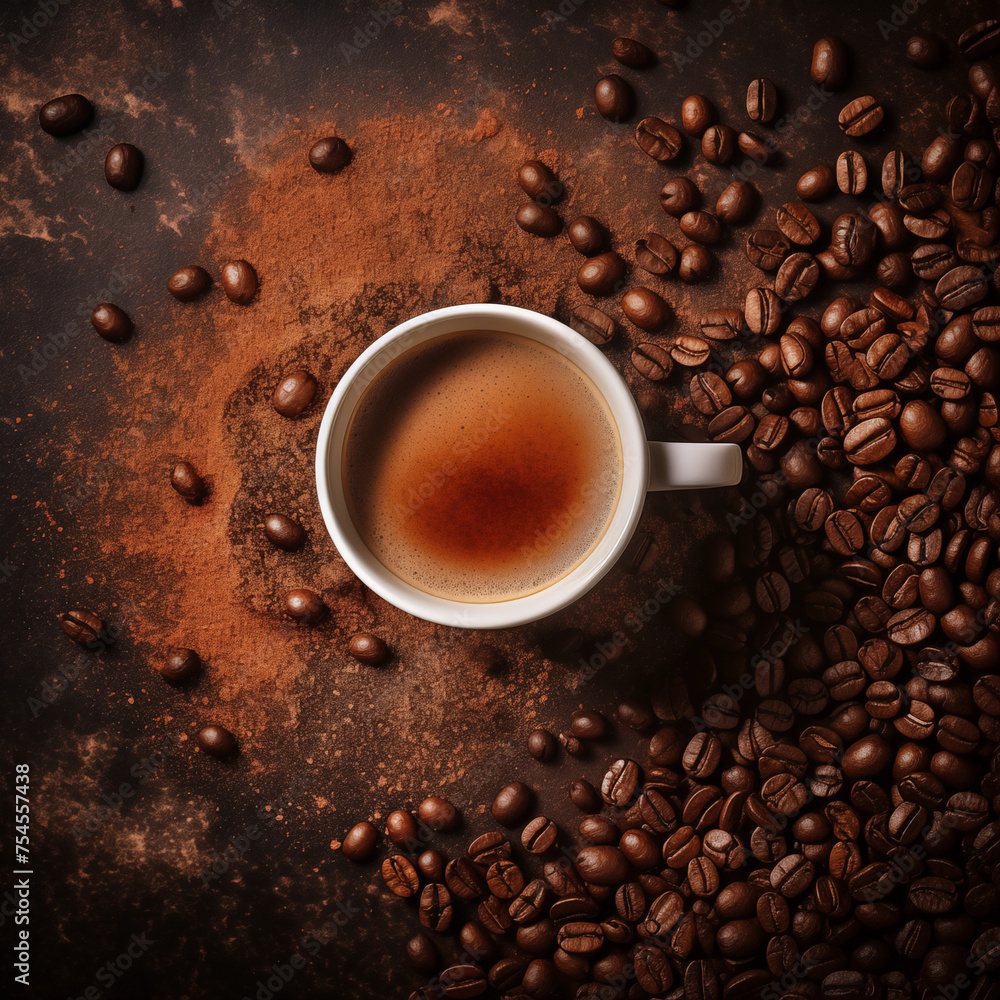 Naklejka premium coffee background