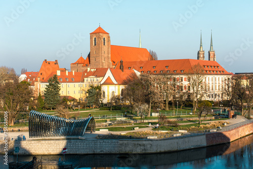 Wrocław - widok na Wyspę  Piaskową