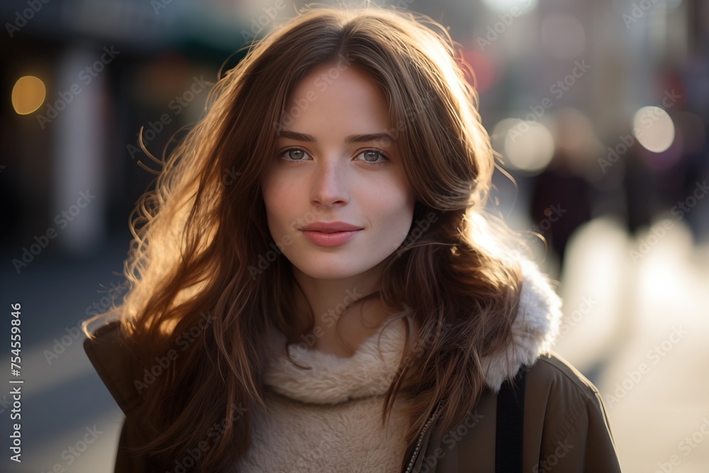 White Beautiful Woman in her 20s or 30s talking head shoulders shot bokeh out of focus background on a cosmopolitan western street vox pop website review or questionnaire candid photo White Beautiful Woman in her 20s or 30s talking head shoulders shot bokeh out of focus background on a cosmopolitan western street vox pop website review or questionnaire candid photo
