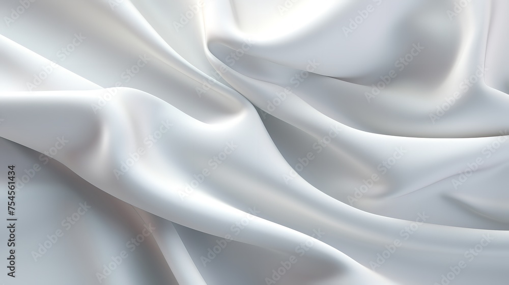 White Silk Background 8K 4K Photorealistic