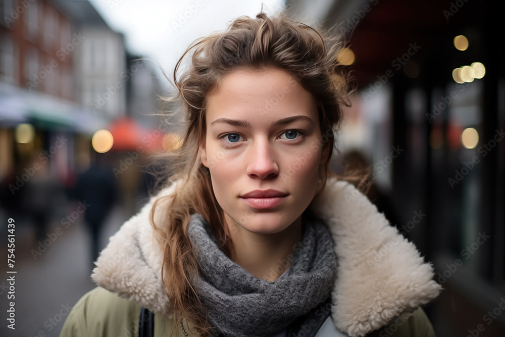White Beautiful Woman in her 20s or 30s talking head shoulders shot bokeh out of focus background on a cosmopolitan western street vox pop website review or questionnaire candid photo White Beautiful Woman in her 20s or 30s talking head shoulders shot bokeh out of focus background on a cosmopolitan western street vox pop website review or questionnaire candid photo