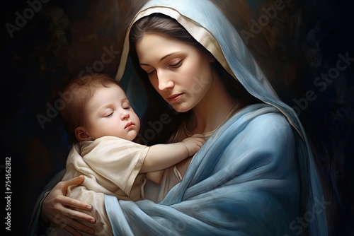 Holy Mary with child