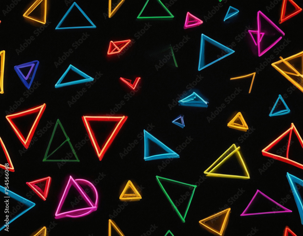 pattern with colorful triangles pattern with colorful triangles