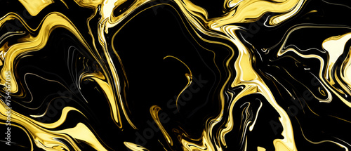 tekstura marmur czarno złota