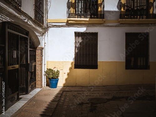 View of the street of San Basilio in Cordoba photo