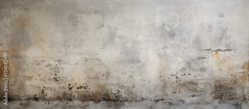 An old cement wall with noticeable dirt and grime buildup, contributing to a weathered appearance. The accumulation of dirt stands out against the weathered surface of the wall.