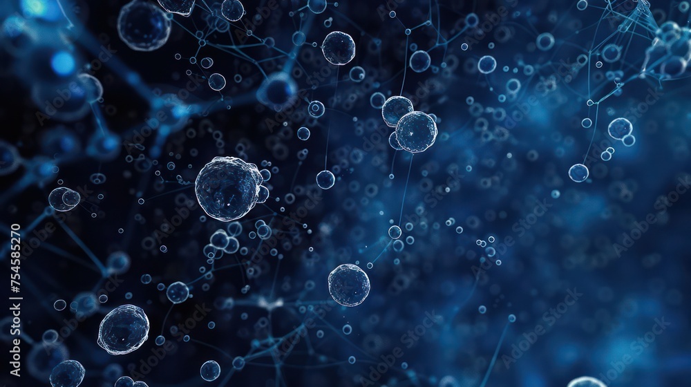 Abstract minimalist Zoom background with a biochemistry theme Abstract minimalist Zoom background with a biochemistry theme