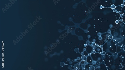 Abstract minimalist Zoom background with a biochemistry theme