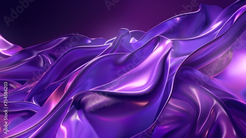 Abstract purple shiny violet neon texture, modern futuristic background. AI generated image