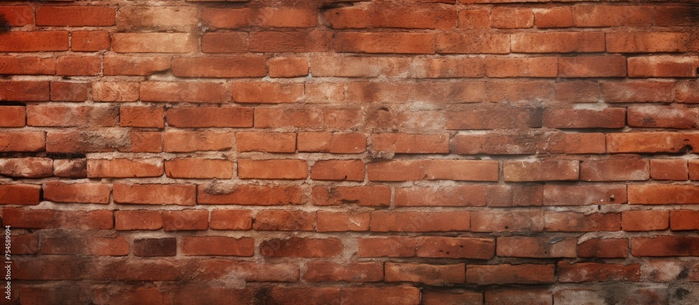 A red brick wall stands tall in the background, contrasting with a white fire hydrant in the foreground. The fire hydrant stands out against the textured surface of the brick wall. A red brick wall stands tall in the background, contrasting with a white fire hydrant in the foreground. The fire hydrant stands out against the textured surface of the brick wall.