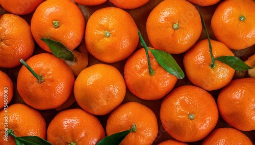 high quality photo . Full frame view from above vibrant orange clementine's 