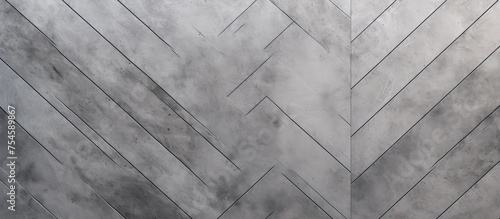 The image shows a gray and white tiled wall with a diagonal pattern, creating a modern and structured design. The wall is made of ceramic tiles with a concrete stone surface background,