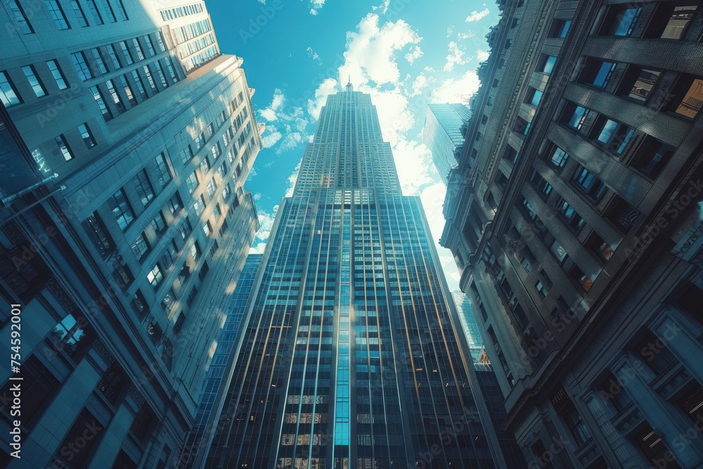 Beautiful skyscrapers in a beautiful atmosphere Beautiful skyscrapers in a beautiful atmosphere
