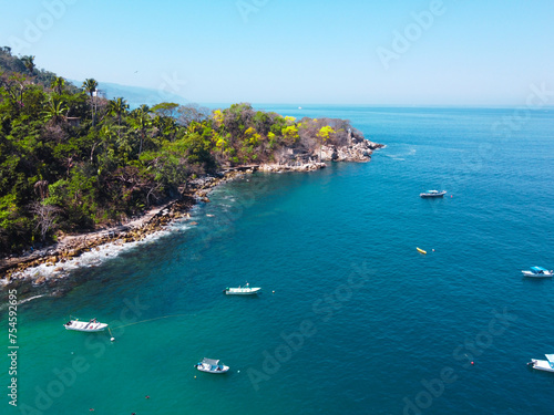 Natural beauty in Mismaloya, a beach near Puerto Vallarta