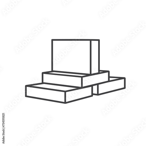 illustration of paraffin, paraffin wax, vector art.