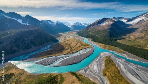 Glacial Rivers from Above