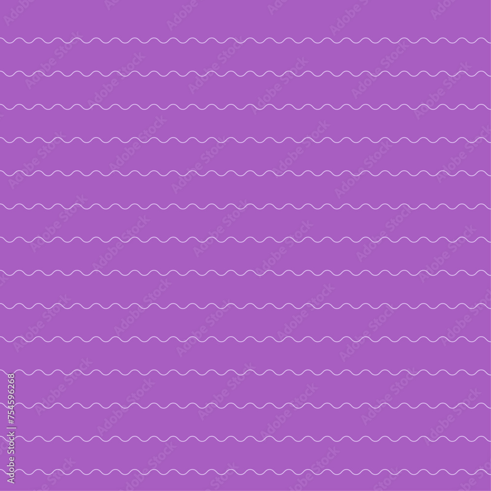 紫の波線パターン