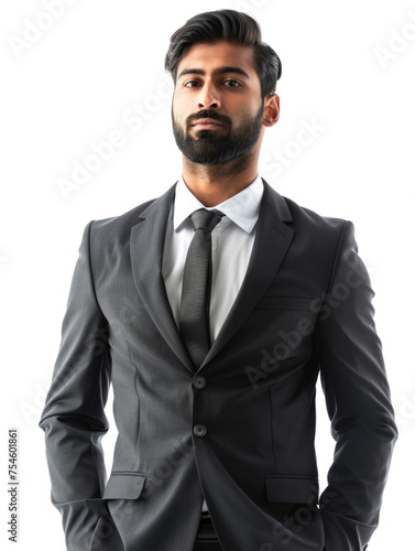 Indian business manager transparent background