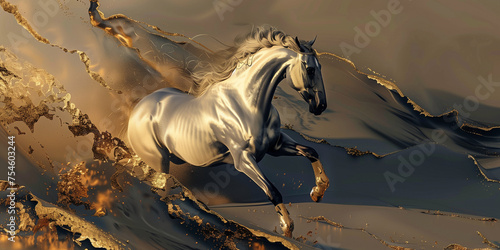 Arabic stunning horse background