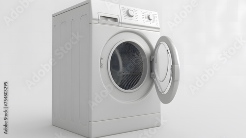 Wallpaper Mural Clean and Modern Washing Machine Torontodigital.ca