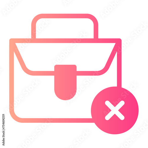 Unemployment gradient icon