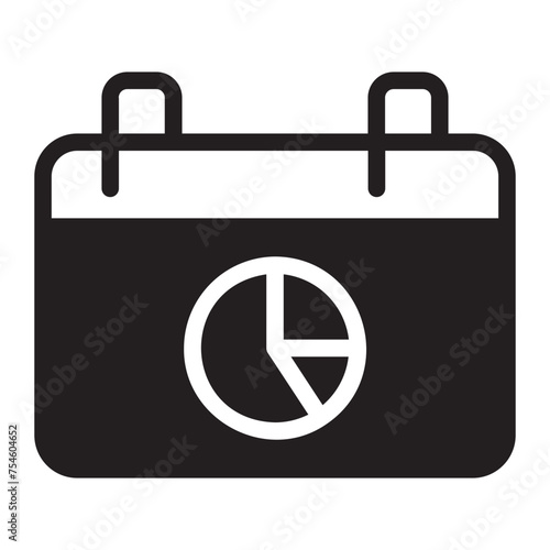 budgeting glyph icon