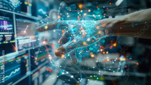 Smart Glove Technology Navigating the Digital Realm of Big Data Analytics and Connectivity in a Futuristic Control Room