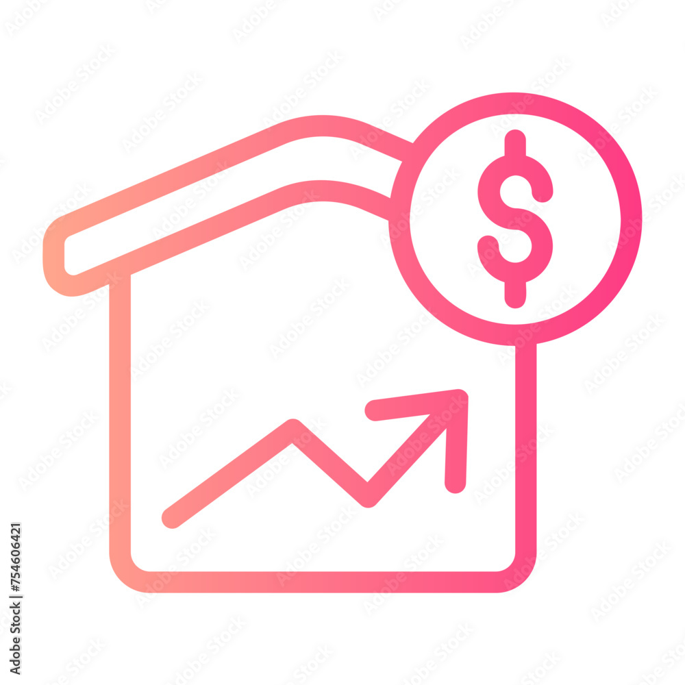 price up gradient icon price up gradient icon